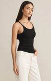 Second Skin Racer Tank // black