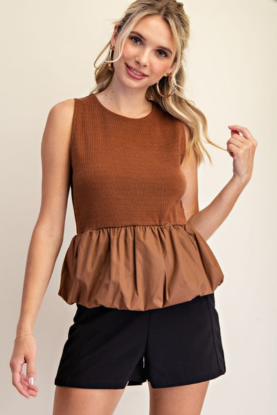 Hudsyn Peplum Top