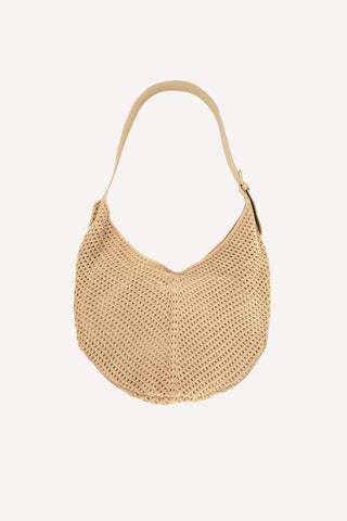 Crochet Hobo Bag // beige