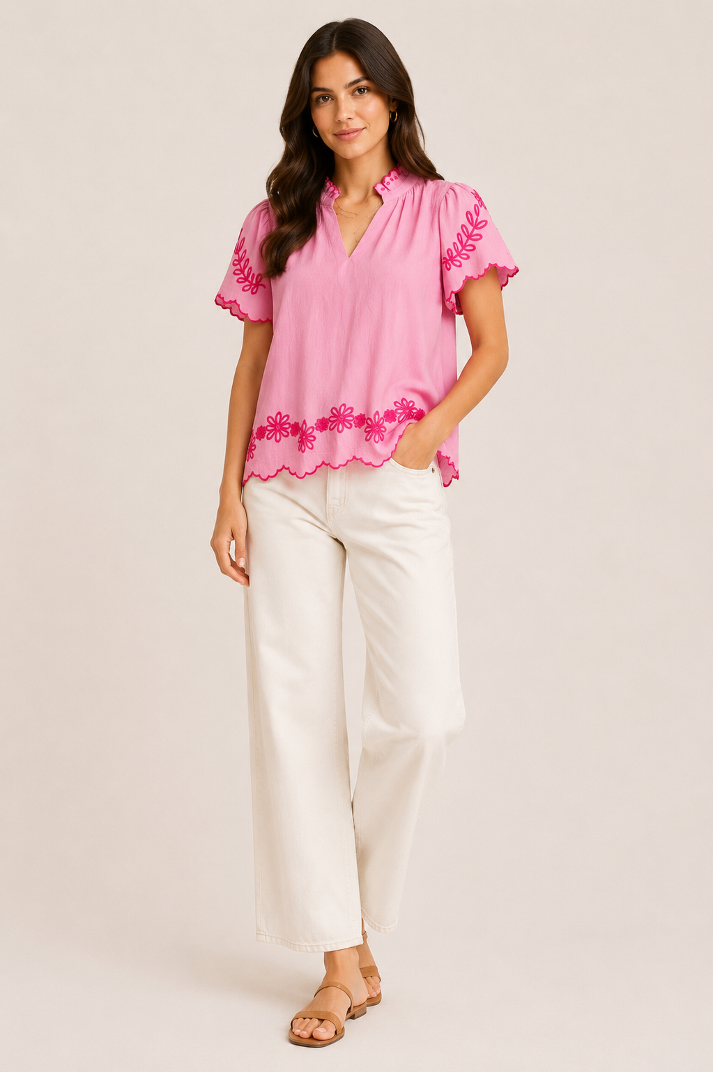 Pink Petal Lane Top