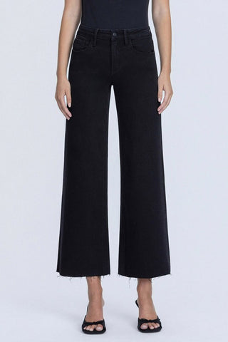 VERVET // Onyx Wide Leg Denim