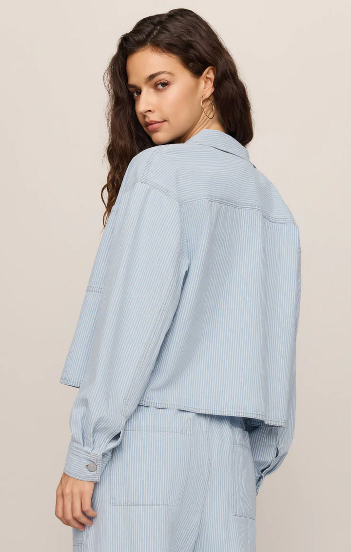 Erin Railroad Jacket in Seaboard Stripe
