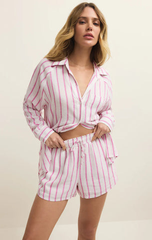 The Perfect Linen Striped Top