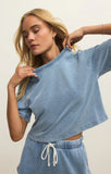Curran Knit Denim Top