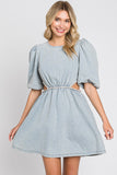 Rhinestone Denim Dress