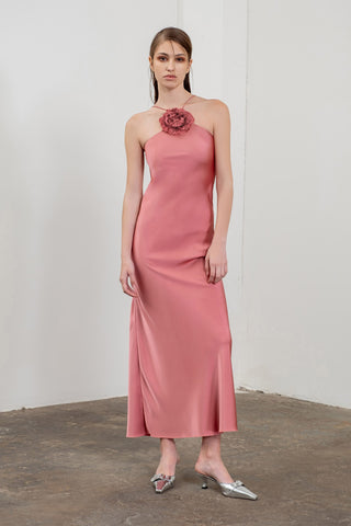 Rosette Midi Dress