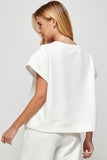 Lizzy Textured Tee // 2 colors