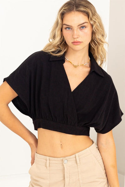 Midnight Cropped Top