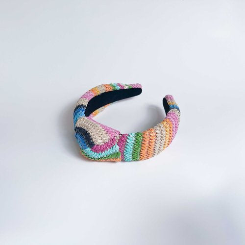 HELLO EDIE // Rainbow Rattan Knot