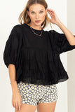 Millie Tiered Top // 2 colors