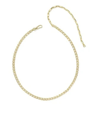Bella Tennis Necklace - Gold