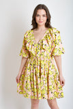 Citrus Floral Dress