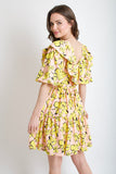 Citrus Floral Dress