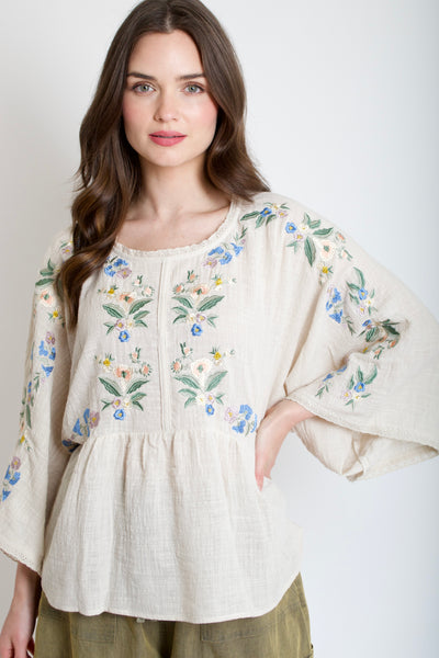 Williamson Embroidered Top // 2 colors