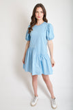 Powder Blue Knit Dress