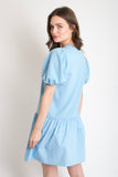 Powder Blue Knit Dress