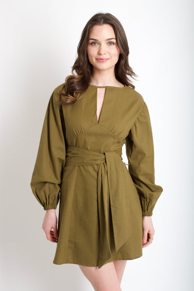 Brianna Linen Dress