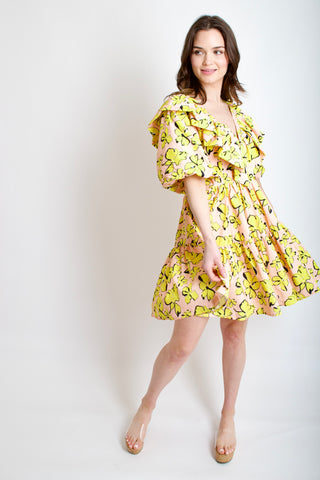 Citrus Floral Dress