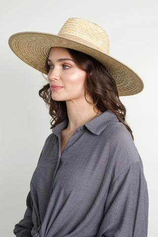 Cape Cod Wide Brim Fedora // Tan