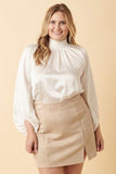 Gatsby Satin Top PLUS // 2 colors