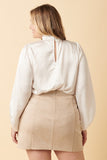 Gatsby Satin Top PLUS // 2 colors