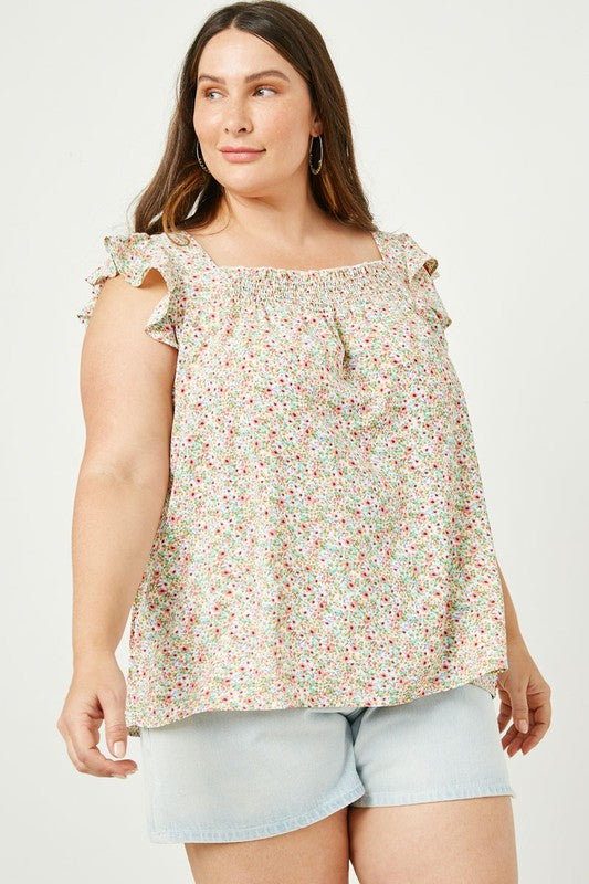 Lipa Floral Tank // +