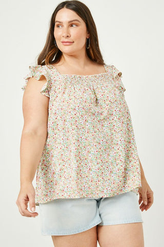 Lipa Floral Tank // +