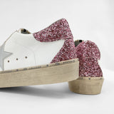 Reba Sneaker // pink glitter